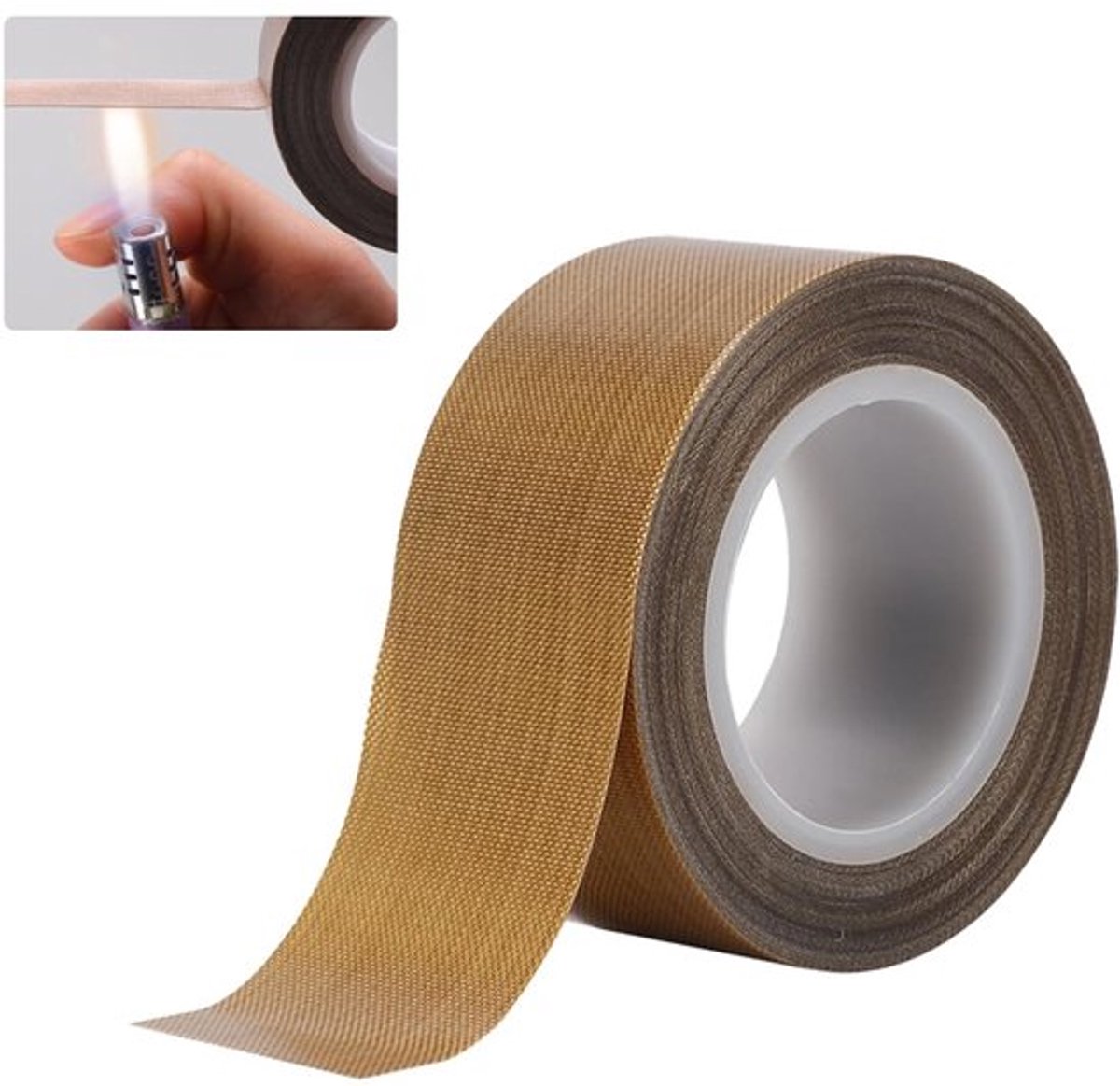 Teflon Adhesive Tape - Heat Resistant - Duurzaam en veelzijdig - 10m lang - Sealing Tape - Ideaal voor elektrische hoogspanningsprod...