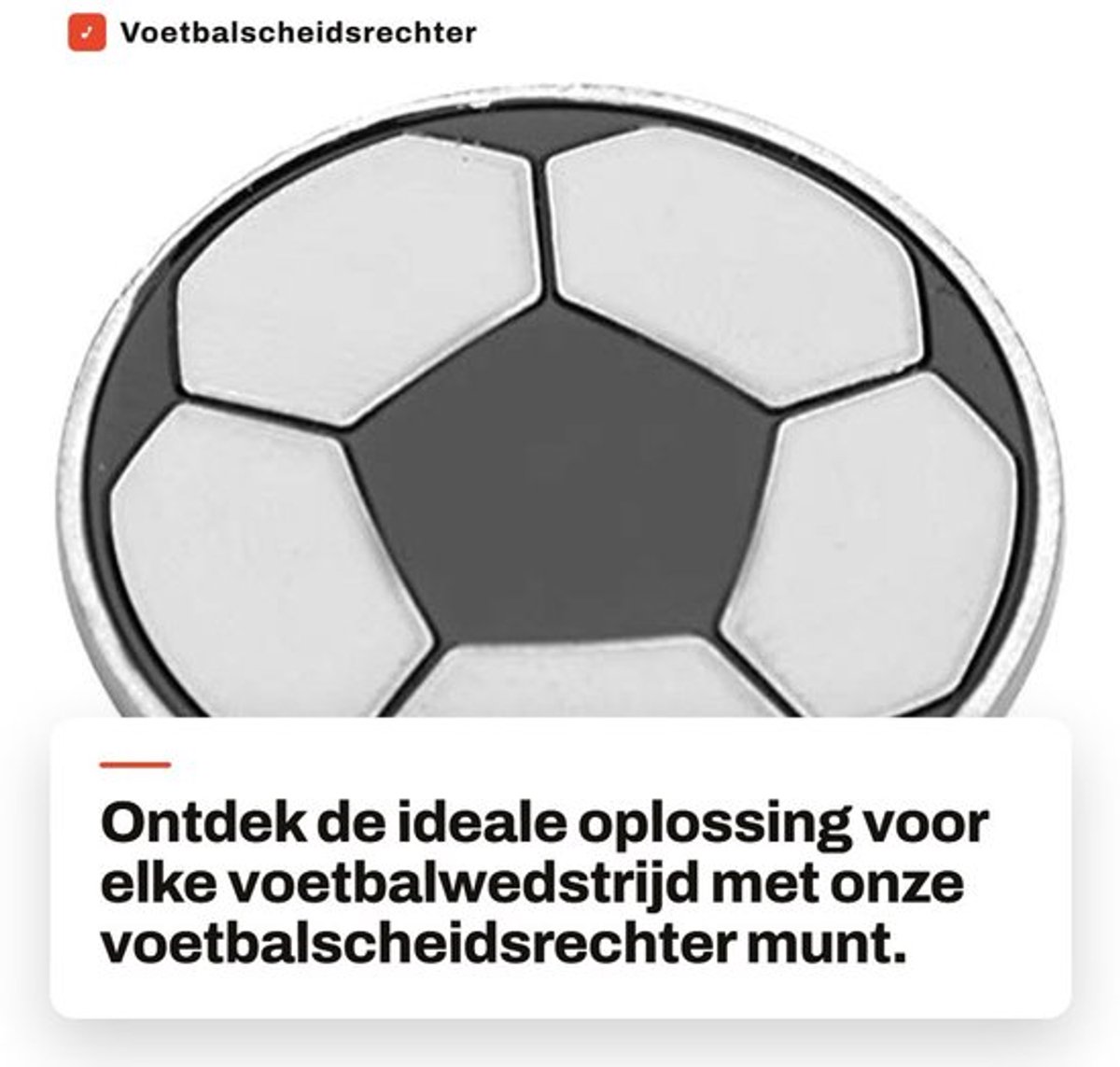 Scheidsrechters Munt Hoogwaardige Legering - Voetbalscheidsrechter Munt - Hulpmiddel Voor Wedstrijden - Duurzaam - Robuust - Slijtvast - Flip Coin