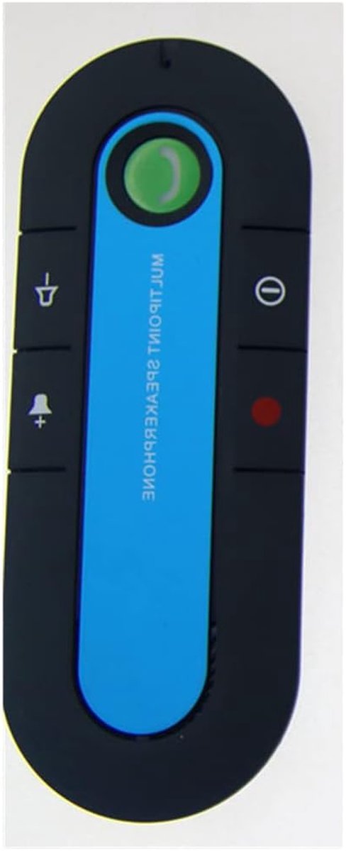 Draagbare Bluetooth Luidspreker - Handsfree Carkit - Veilig Bellen - Zonneklep Montage - 130mm - Blauw
