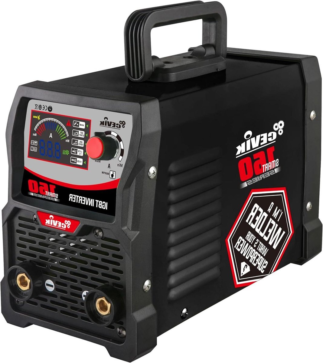 MMA Lasapparaat - Inverter Soldeerstation - Onderhoud en Renovatie - Gasloos Werken - 160 A - Grijs