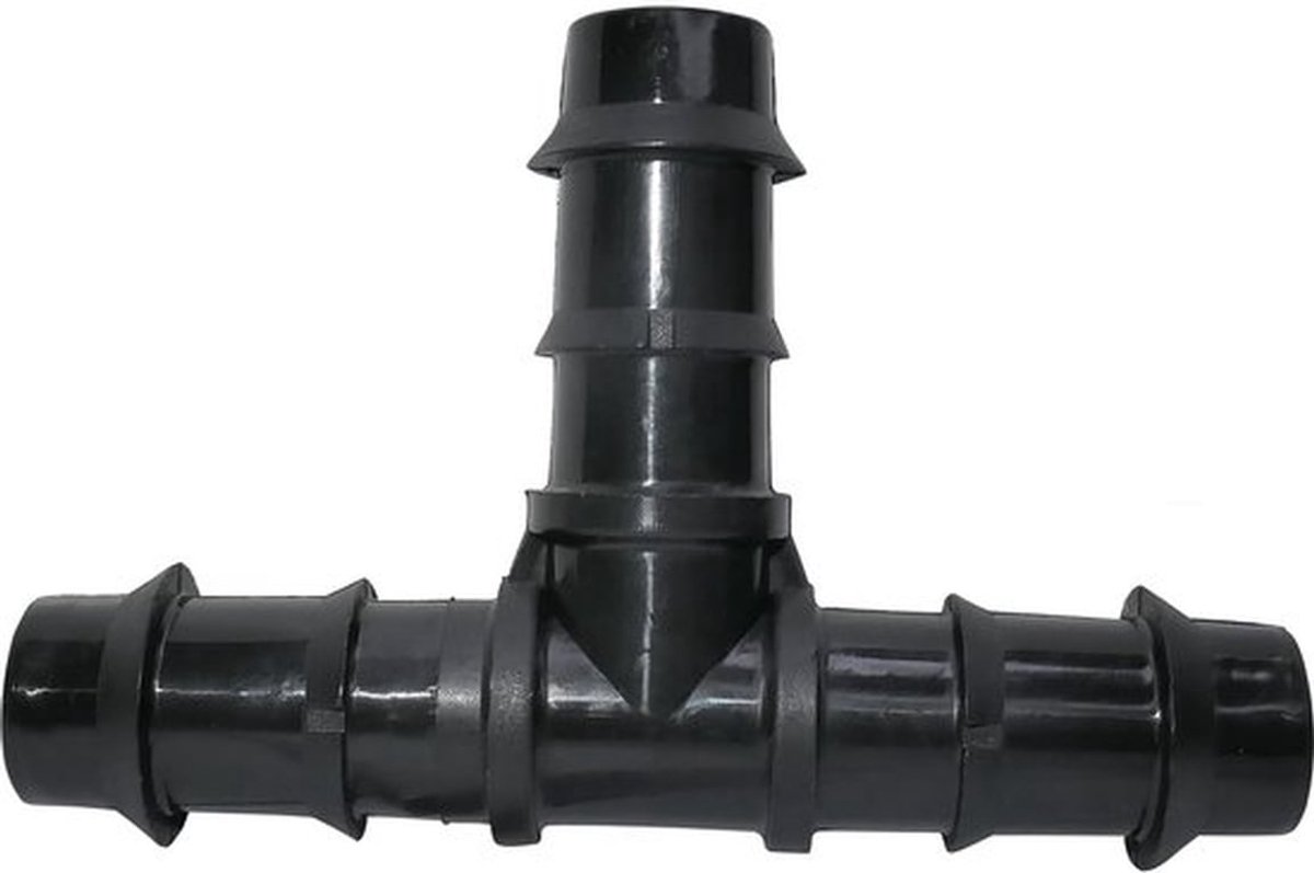 Verbindingsstuk Set van 10 - T-slangaansluiting Ø 16 mm - Scheidingswanden - Druppelirrigatiesysteem - Ribverbinding - Essentieel voor beplanting