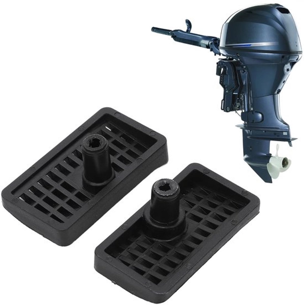 Waterinlaat Cover Vervanging - Paar Marine Buitenboordmotor - Links/Rechts - Geschikt voor Hidea/Parsun - Schokbestendig - Duurzaam Materiaal