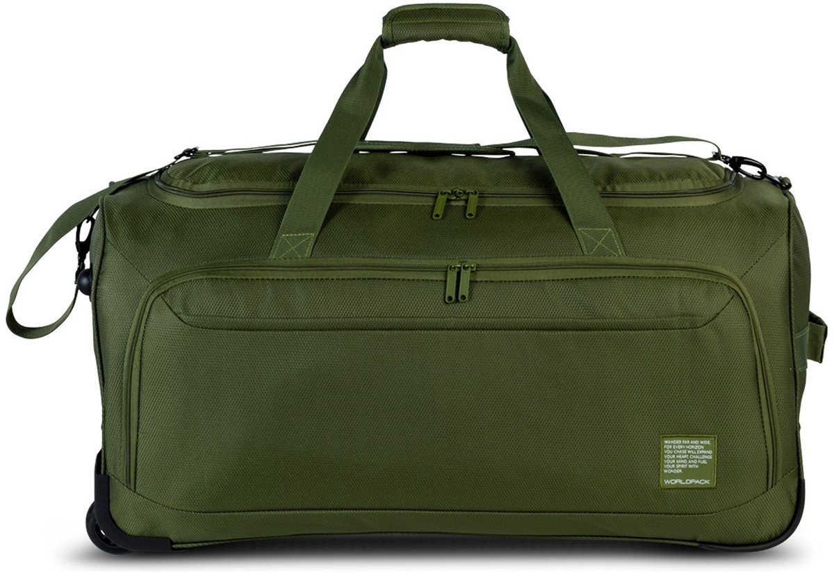 Worldpack 2 wielen Reistas 68 cm - olivgrün