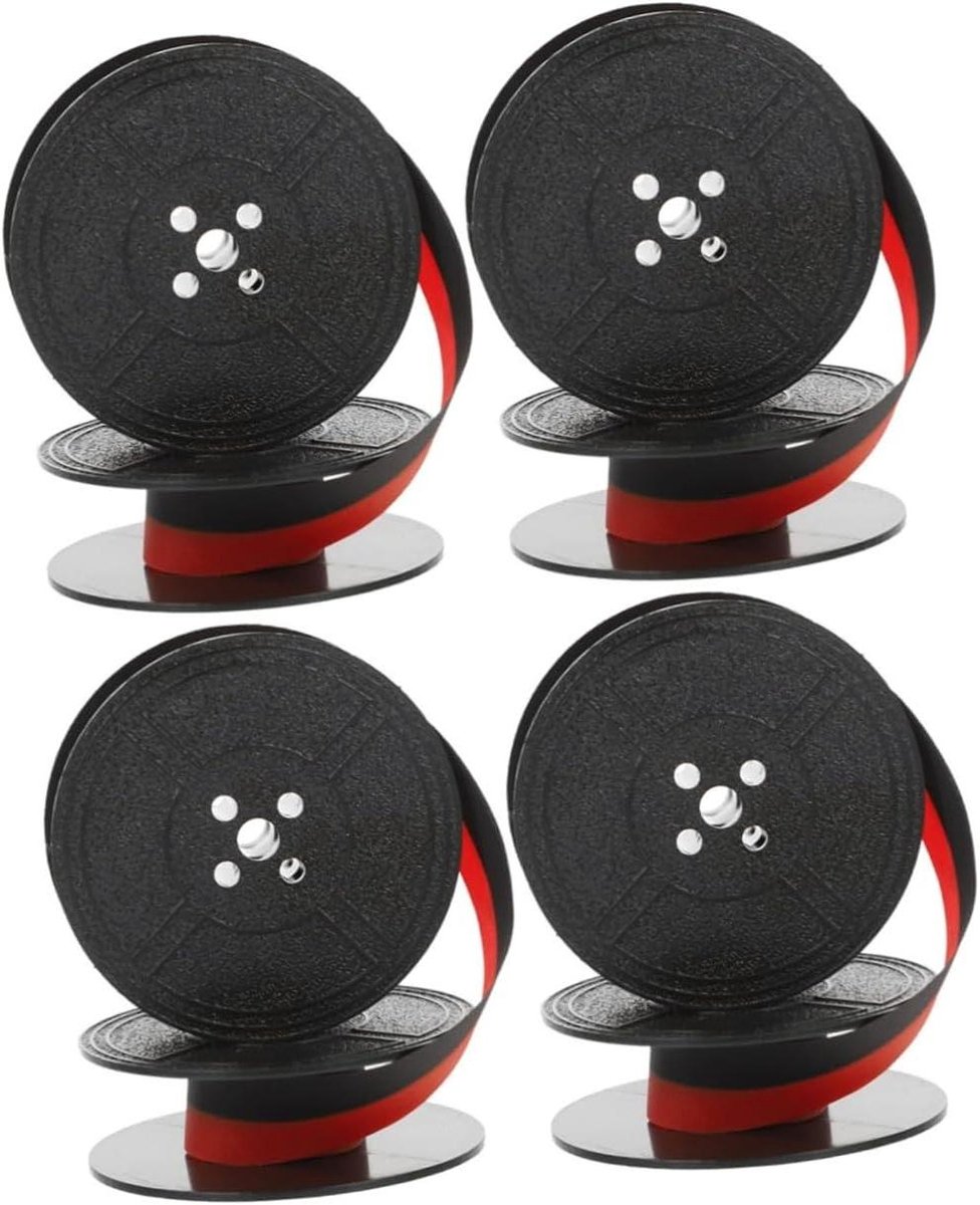 Typewriter Ribbon Set - Printer Ink Spool - Schrijven en Typen - Dubbele Spoel - 9x5x1.5cm - Assorted Color