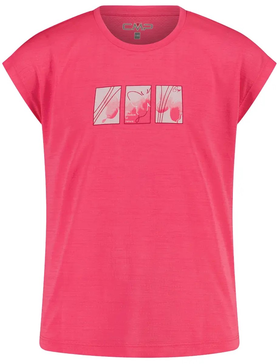 Gemêleerd T-shirt meisje CMP Roze