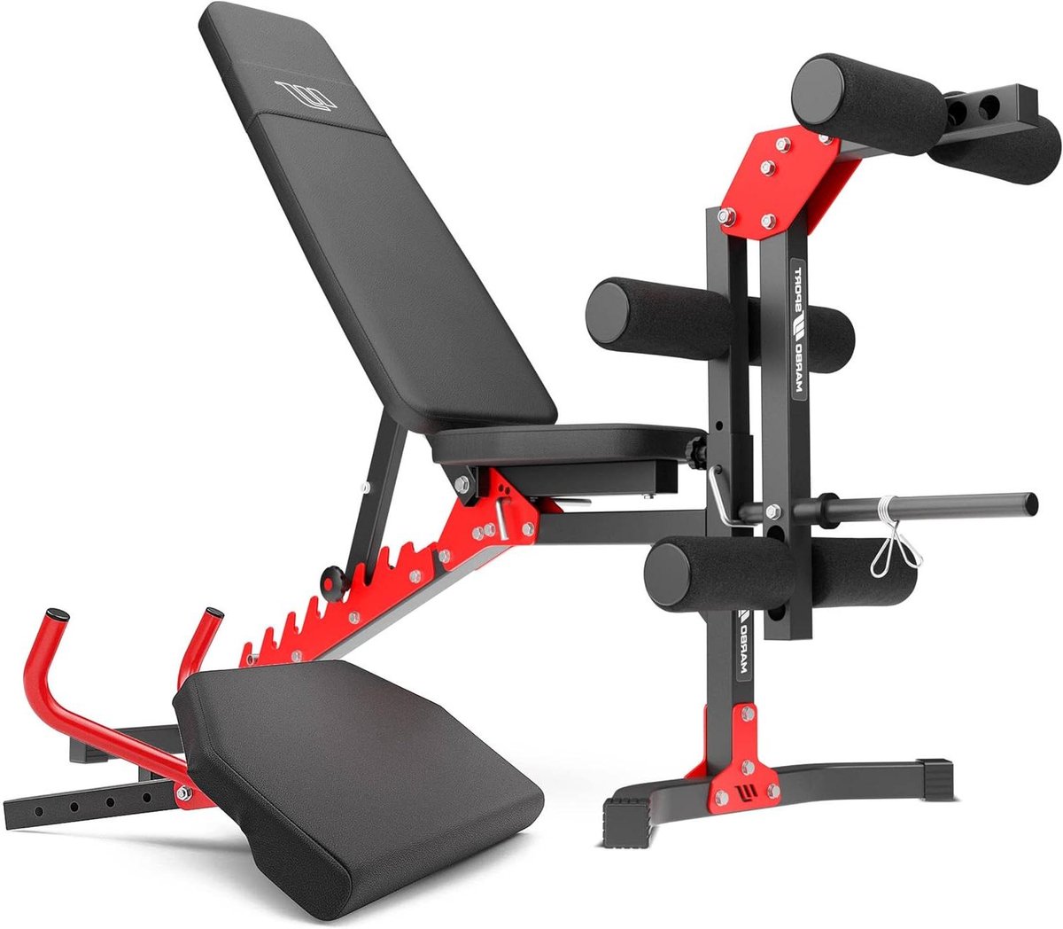 Fitness Set - Kracht Training - Thuis Sporten - Modulair Uitbreidbaar - 119 x 59 x 45 cm - Zwart