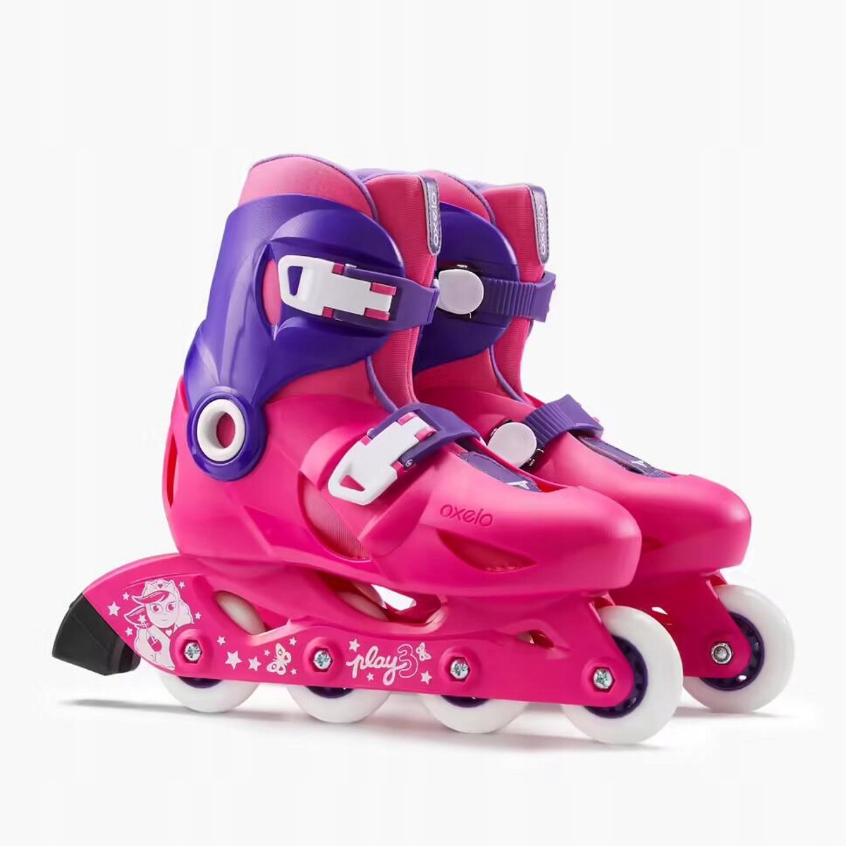 Verstelbare kinderrolschaatsen 2-in-1 ABEC 1