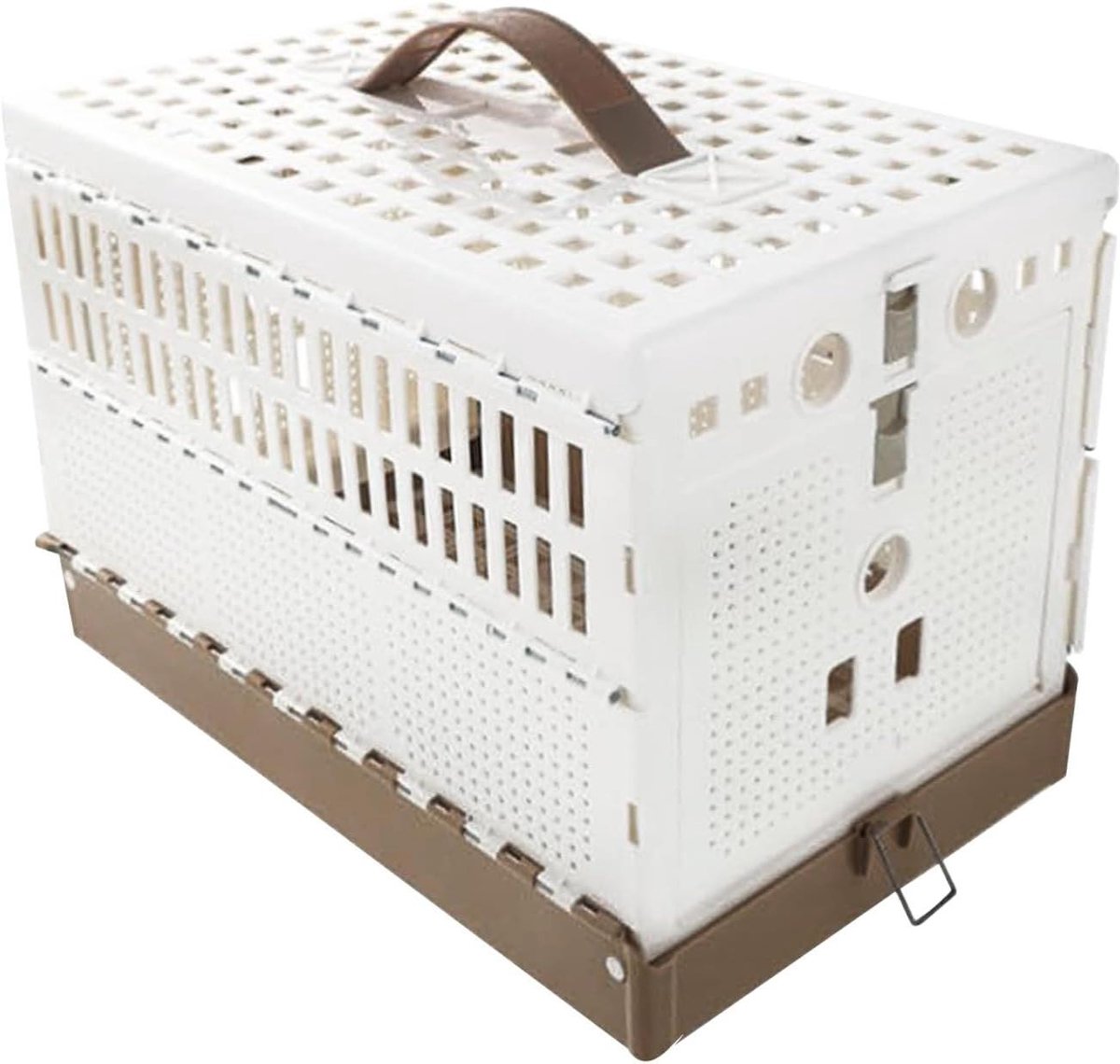 Vogelkooi - Transportbox Vogels - Vogels Trainen - Dubbele Vergrendeling - 33 x 21 x 12 cm - Zwart