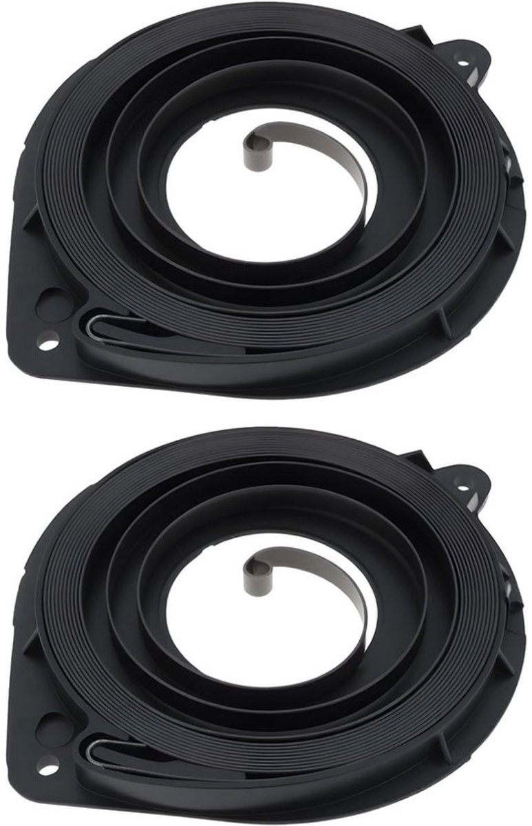 Terugslag Lente 2 Stuks - Compatibel met Husqvarna 135/140 - Kettingzaag Onderdelen - Duurzaam Verenstaal - Montagegatafstand 76 mm - Vermoeidheidsbestendig - Startveer