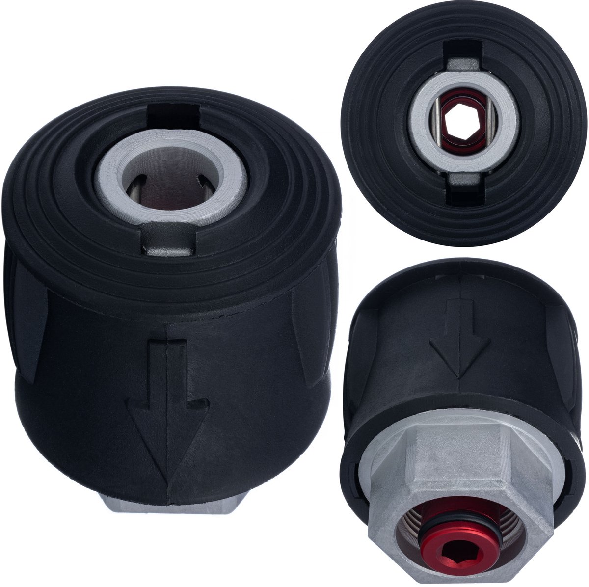 Rosfix Adapter Aansluiting Vervanging - M22x1,5 Pen 14mm QC Lavor/Black&Decker - 160 bar, 10 L/min - Geschikt voor Lavor