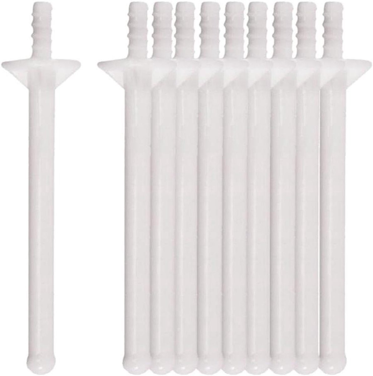 Ontharingsspatels - Wax spatels Ontharingssticks - Gezichtsbeharing verwijderen - Speciaal gevormd - 1.5x6.5 cm - Wit