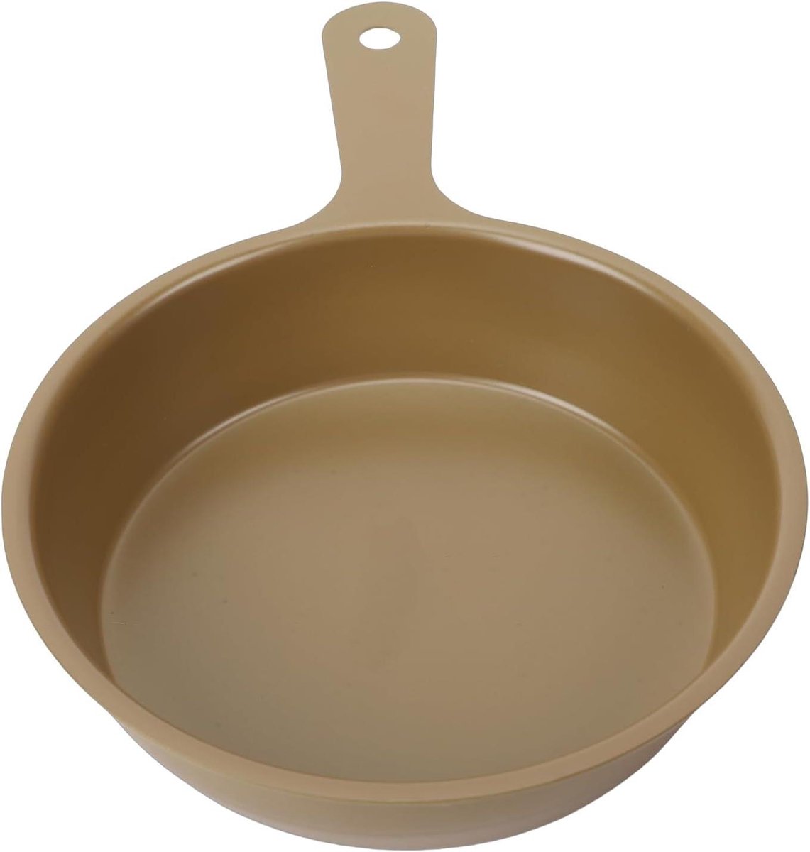 Mini Koekenpan - Compacte Koekepan - Kamperen en Reizen - Roestvrij Staal - 13 cm - Khaki