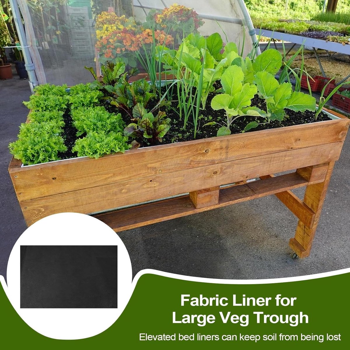 Tuinonderlegger - Bodembedekker - Planten beschermen - Slijtvast materiaal - 160 x 210 cm - Enkele Attribuut