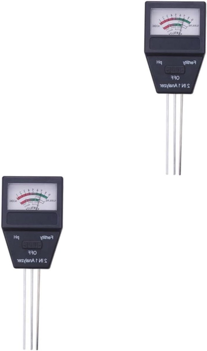 Bodemtester 2 Stuks - PH Meter Vruchtbaarheid Sensor - Planten Verzorgen - Digitale Indicator Sonde