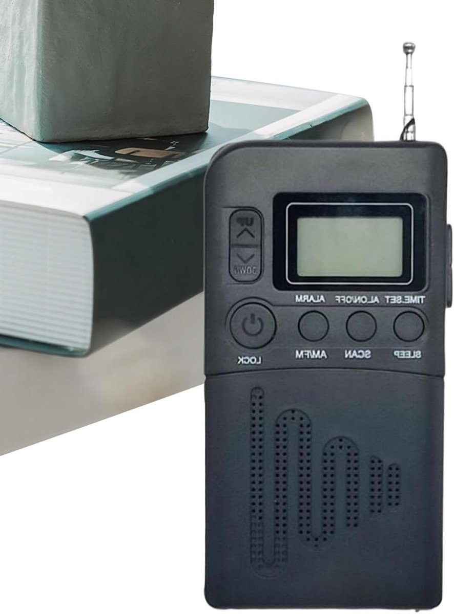 Draagbare Mini Radio - Batterij Radio AM FM - Luisteren Muziek - Anti-interferentie Chip