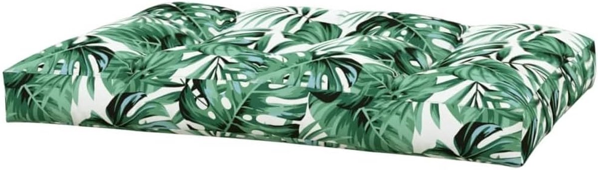 Palletkussen - Bankkussen Tuin - Comfortabel Zitten - Waterafstotende Stof - 120 x 80 cm - Groen