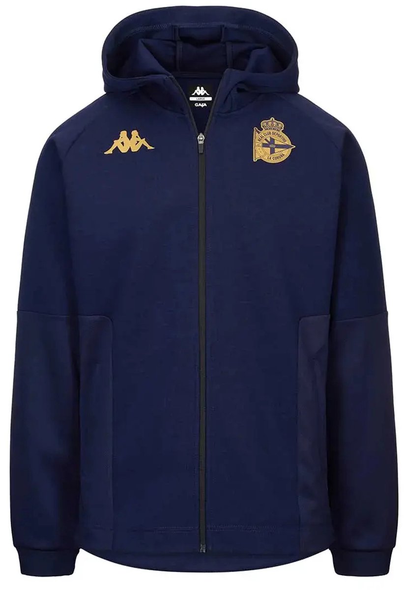 Deportivo La Corogne Rits Hoodie Blauwe Marine