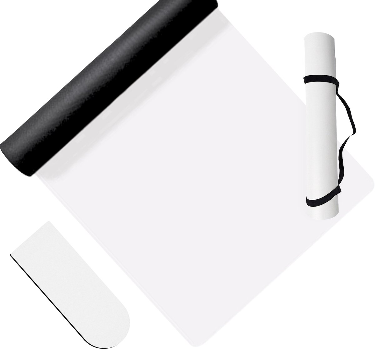 Yogamat antislip - 5 mm - wit