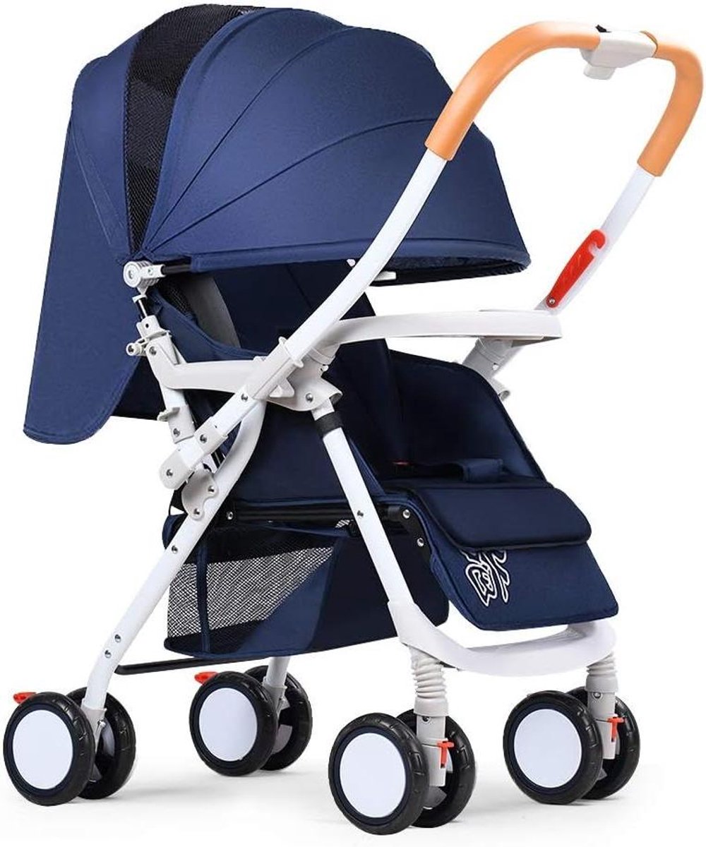 Baby Kinderwagen - Peuter Stoel Vervoer - Comfortabel Reizen - Drieweg Ademend Ontwerp - 47 x 69 x 98 cm
