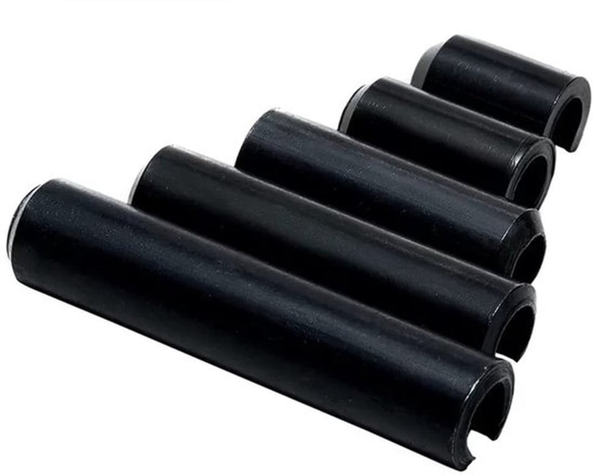 Veerpennen M10 x 80 mm - Elastische Doornen - Bevestigingselement - Cylindrisch - 6 Stuks - Mangaanstaal - Spanpen