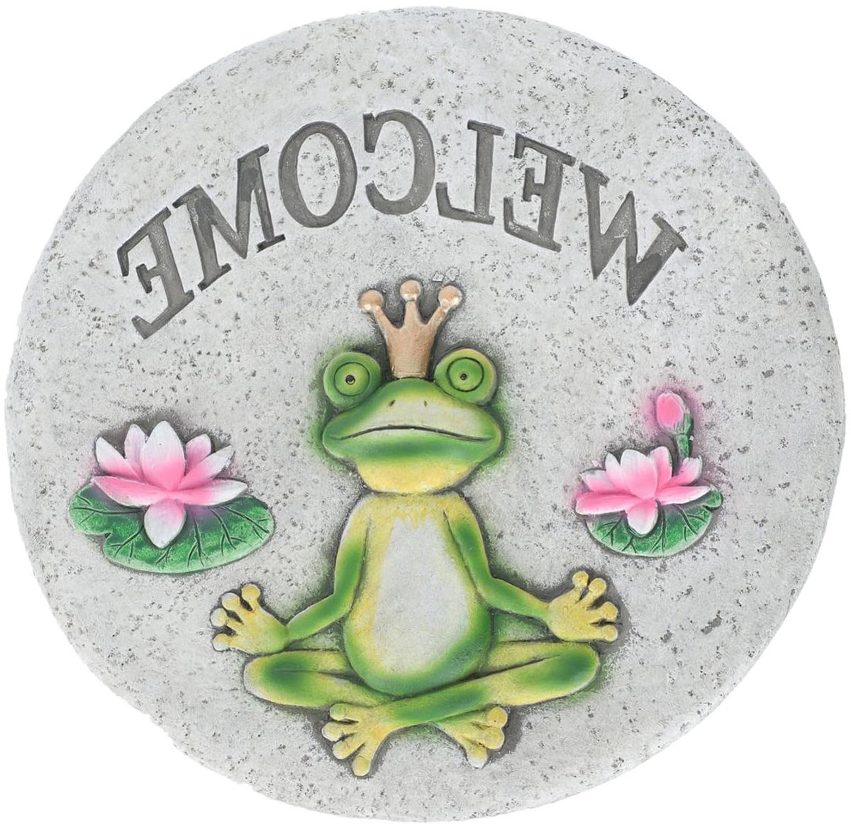 Ronde Tuin Stapsteen - Tuinpad Steen Decoratie - Tuinieren Decoratie - Waterdicht Vochtbestendig - 26 x 26 x 2 cm