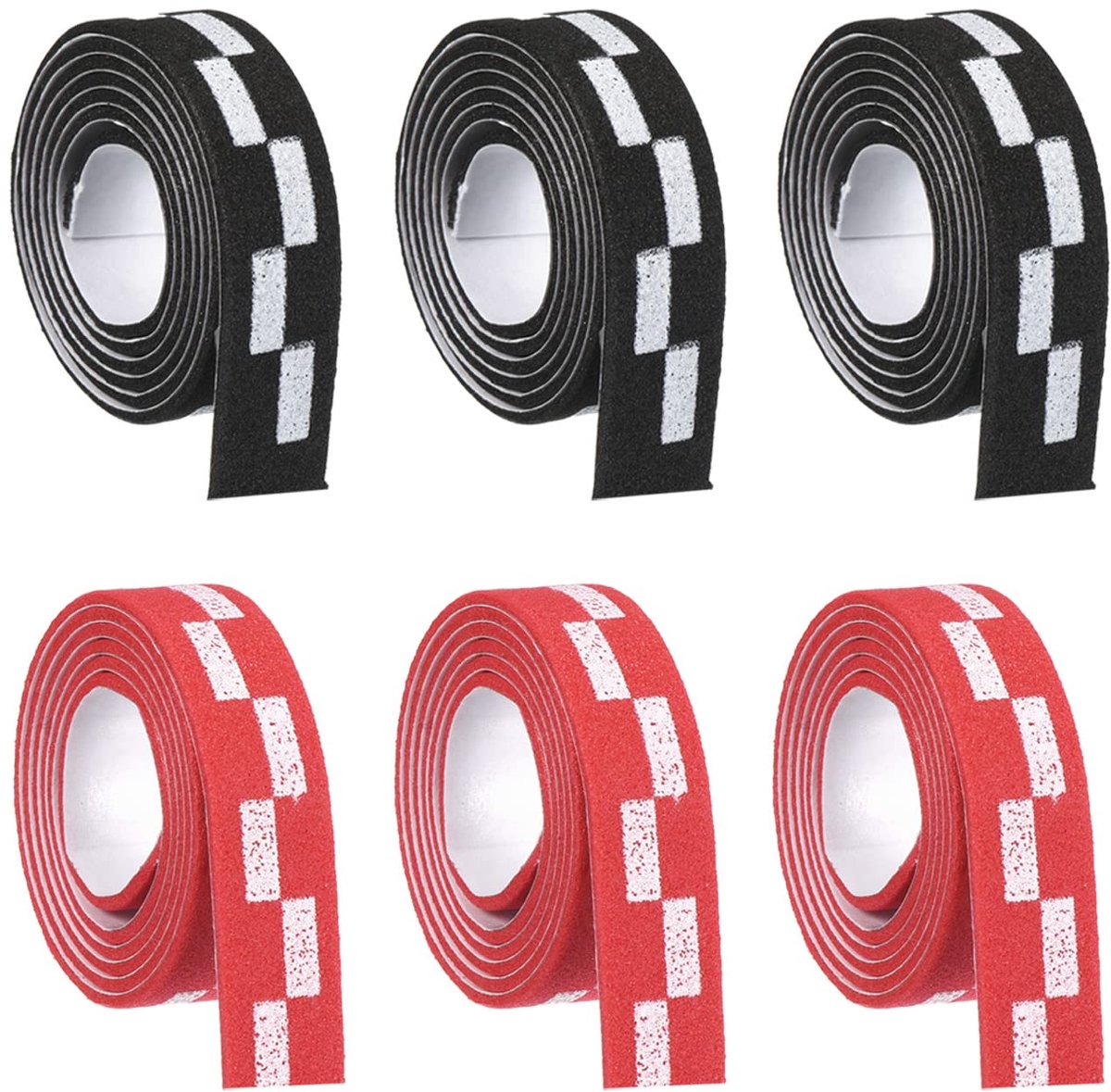 Tischtennis Kantenband 6-Pack Bescherming voor Peddel 18" Rood Zwart