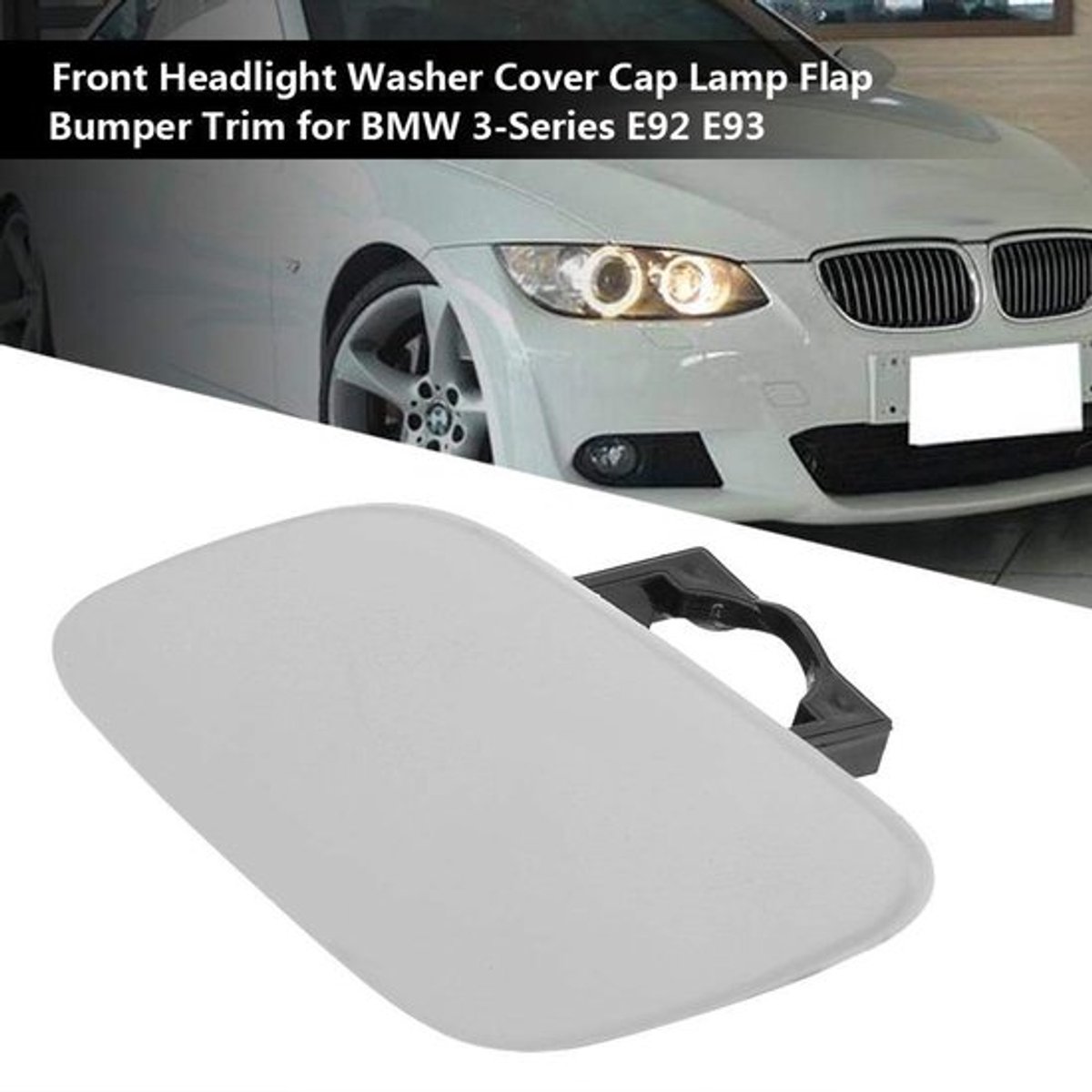Koplamp Sluitring Vervanging - Bumper Cover - Koplampsproeier Deksel - E92/E93 Accessoires - ABS Plastic - Links