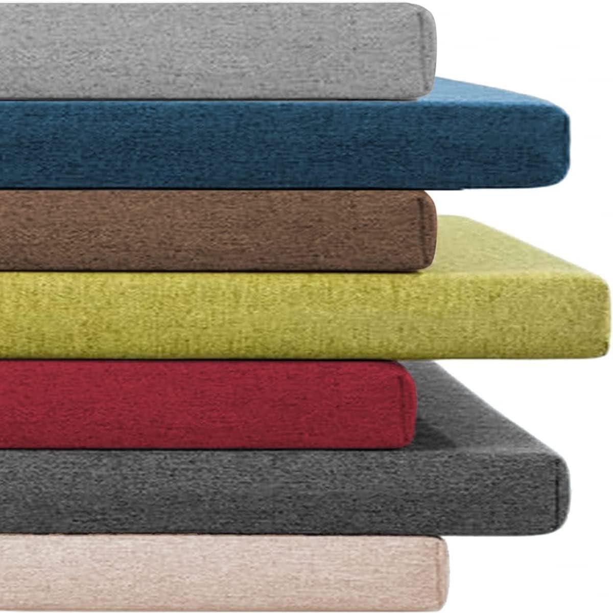 Buitenbankkussen - Terraskussen Stoelkussen - Buiten Ontspannen - Waterdicht Polyester - 60x30x2 cm - Oranje