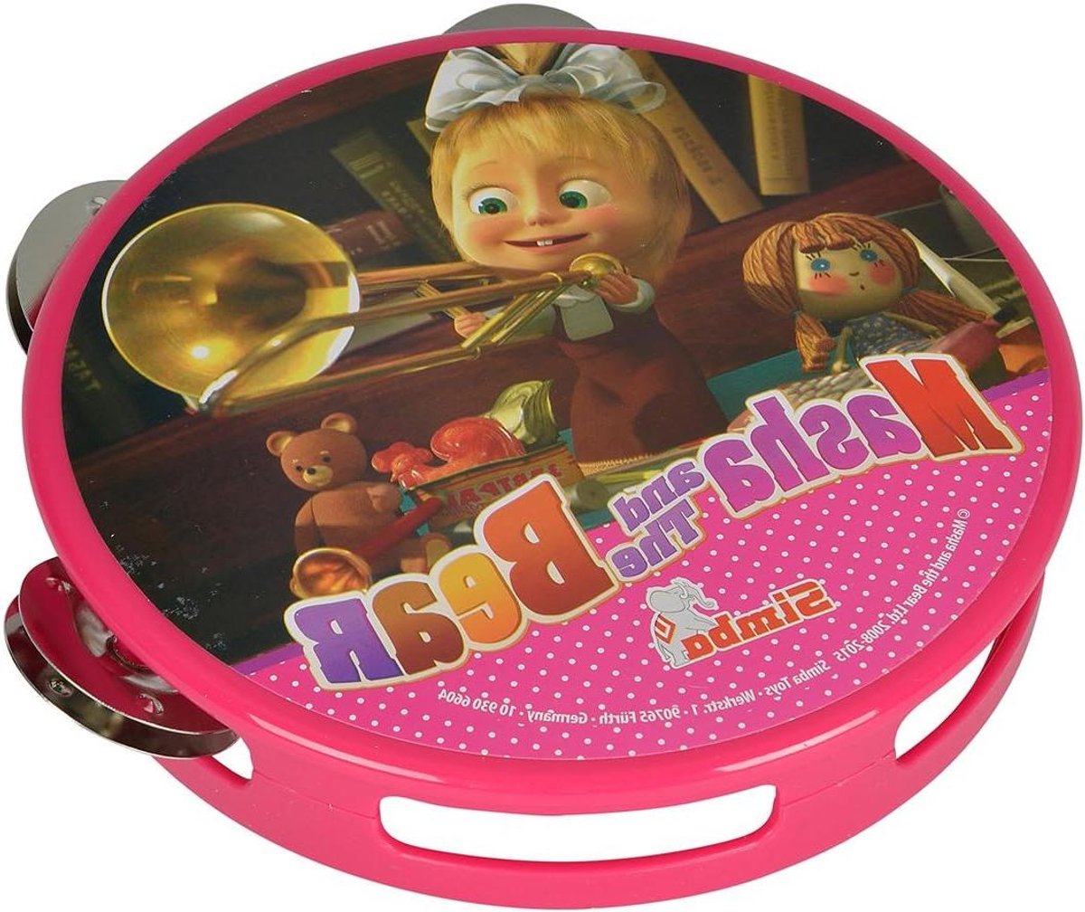 Masha Tamboerijn - Muziek Speelgoed - Muziek Maken - Met Masha Print - 15 cm - Roze