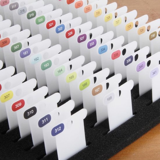 Plastic Borduurfloss Klossen - Set 3 - 500 Stuks - Voorgelabeld voor Organisatie - Voor Borduur- en Stitchliefhebbers — afbeelding 3