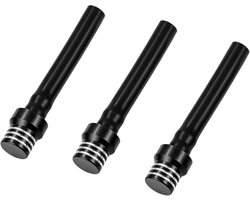 Tankdop Set van 3 - Ademend Tankventiel voor Motoren, ATV's en Off-Road Voertuigen - Geschikt voor Pit Bikes en Dirt Bikes, Zwart