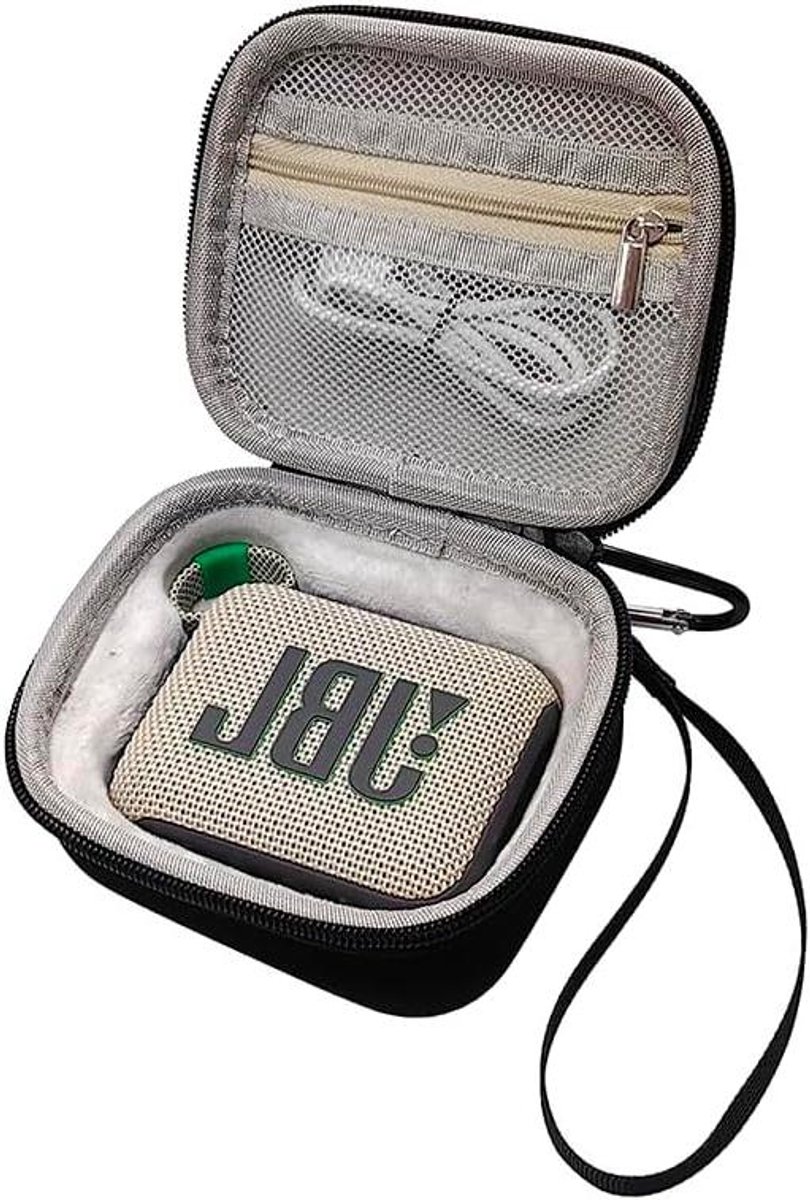 Draagbare Luidsprekerhoes - Beschermende Etui - Veilige Opslag - Schokbestendig EVA Materiaal - 14 x 11 x 7 cm - Zwart