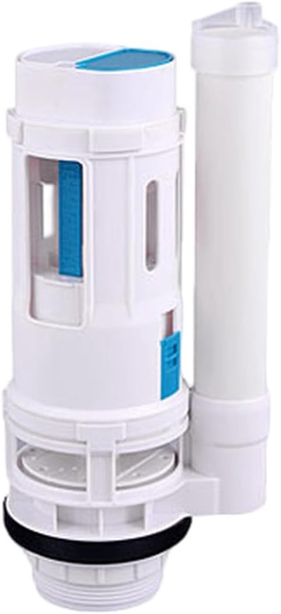 Toilet spoelventiel - Dubbele knop - Water besparen - Verstelbaar waterverbruik - Split 21CM - Wit