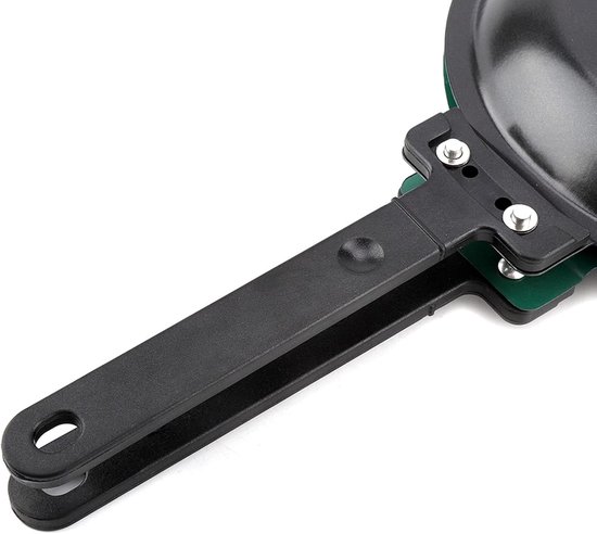 Dubbelzijdige Koekenpan - Omelet Pan Pannenkoek Pan - Ontbijt Koken - Flip Design - 19.3 cm Diameter - Groen — afbeelding 4