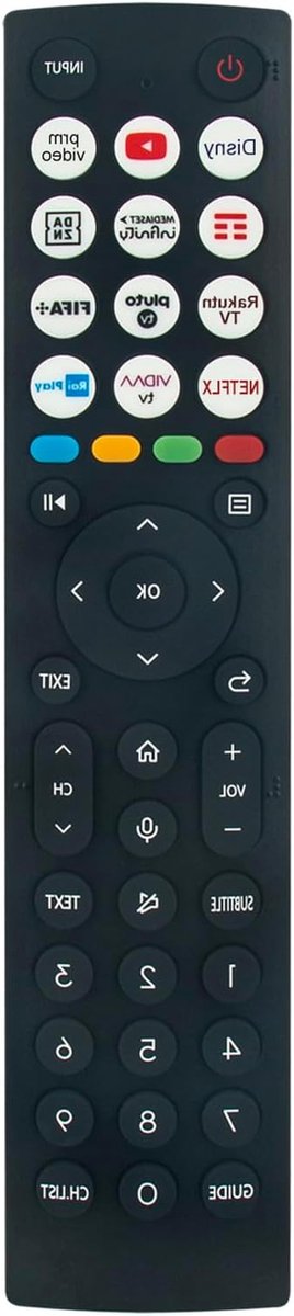 Spraakafstandsbediening - Universele afstandsbediening - TV bedienen - Geen programmering nodig - 10 Meter bereik - Zwart