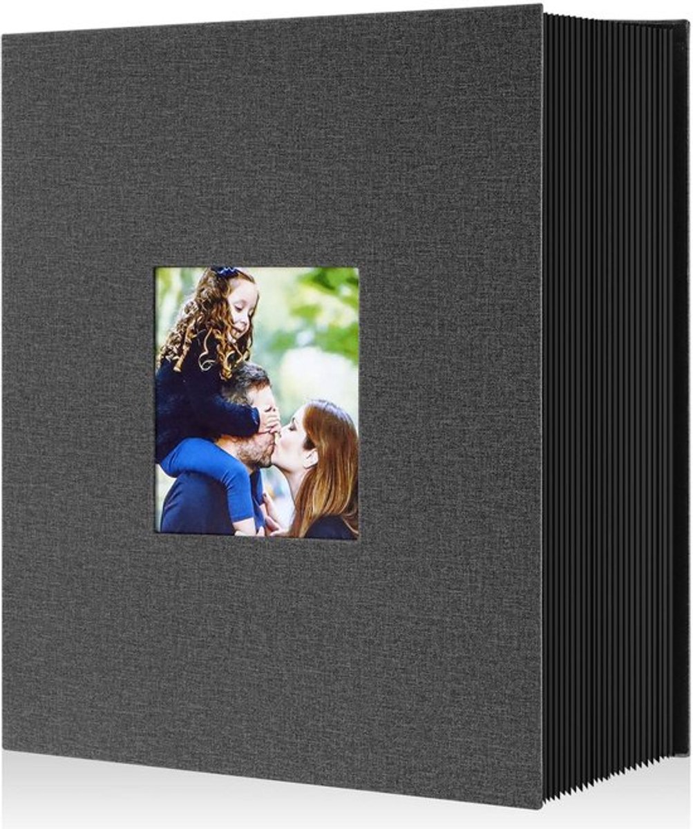 Fotoalbum Grote Capaciteit - Fotoalbum 10x15 cm - Plakalbum 1000 Foto's - Linnen Cover - 125 Bladen - Schone Bewaring - Fotoboek