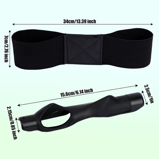 Golf Grip Trainer en Swing Corrector: Comfortabele Trainingshulpmiddelen voor Handpositie en Swingmechanica, Verbeter je Golftechniek met 2 Stuks van GOLF — afbeelding 5