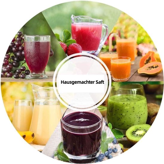 7 Litra Druivenmaler, Fruitmolen, Fruitcrusher, Poedermolen met Handcrank voor Bessen, Wijn en Saus, RVS Handgrinder en Hakker — afbeelding 4