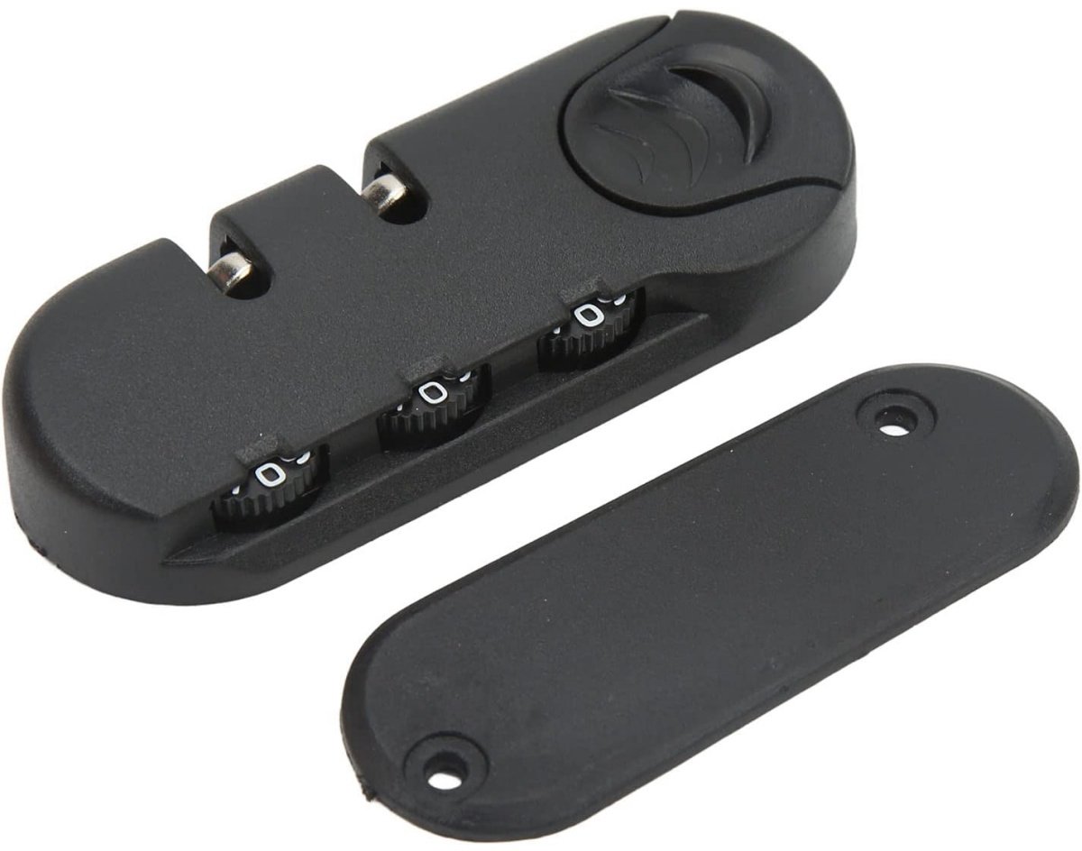 carmdering -Kofferslot met Cijferslot 3 Cijfers - Combinatieslot voor Koffer en Bagage - Reisslot zonder Sleutel - Zinklegering met ABS Cijfers - Krasbestendig - 8,2 × 3,3 cm