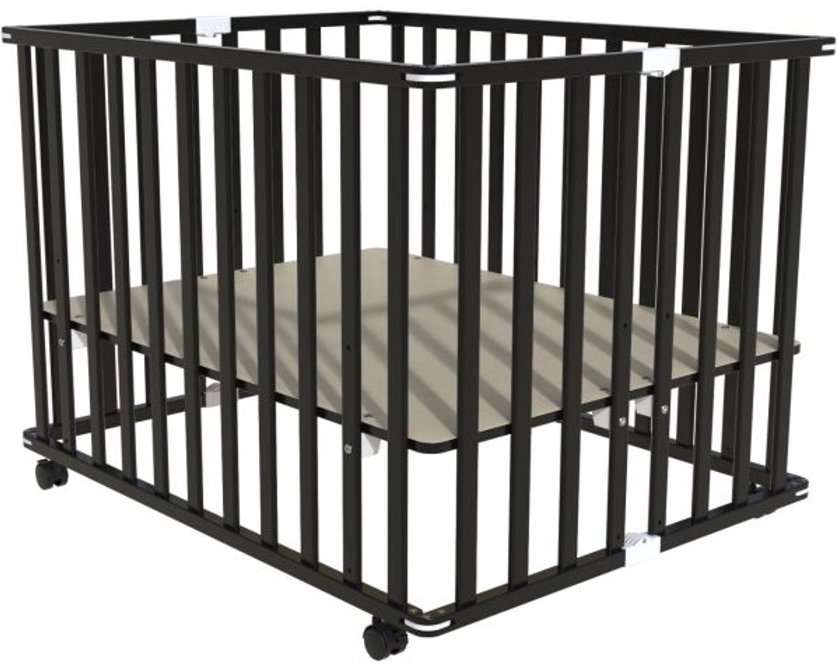 Born Lucky Opvouwbare Baby Box Flip Zwart – foto 7