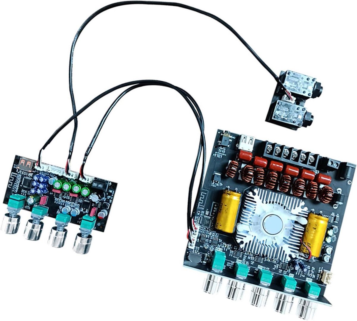 Voorversterker Module - Microfoon Circuit - Karaoke Geluid - DSP Reverberatie - 10x4.7cm - Groen