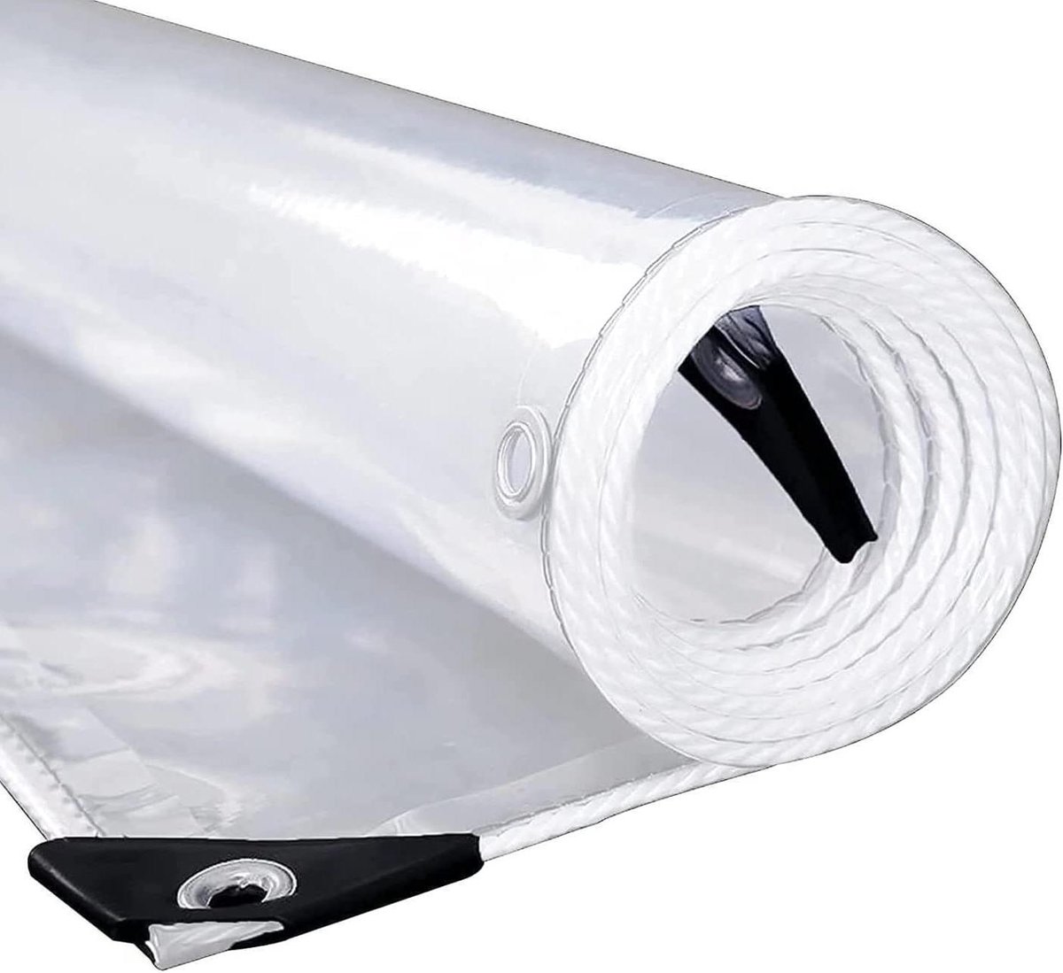 Dekzeil met Tules - Transparant PVC - Buitenbescherming - Hoge Lichtdoorlatendheid - 3x3 meter - Helder
