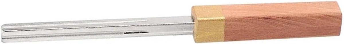 Gitaarvijl Set - Gereedschap Onderhoud - Gitaar Reparatie - Houten Rubberen Handvat - 3-4 Maten - Natuurlijk Hout