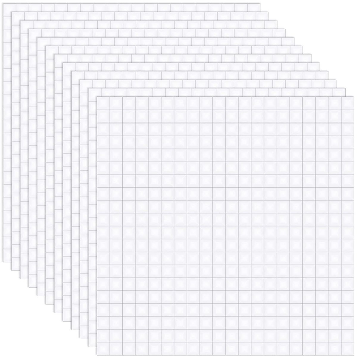4800 Stuks Dubbelzijdige Plakschuim Pads - 5mm 3D Hechtingsschuim voor Scrapbooken, Feestjes en DIY Kunstprojecten