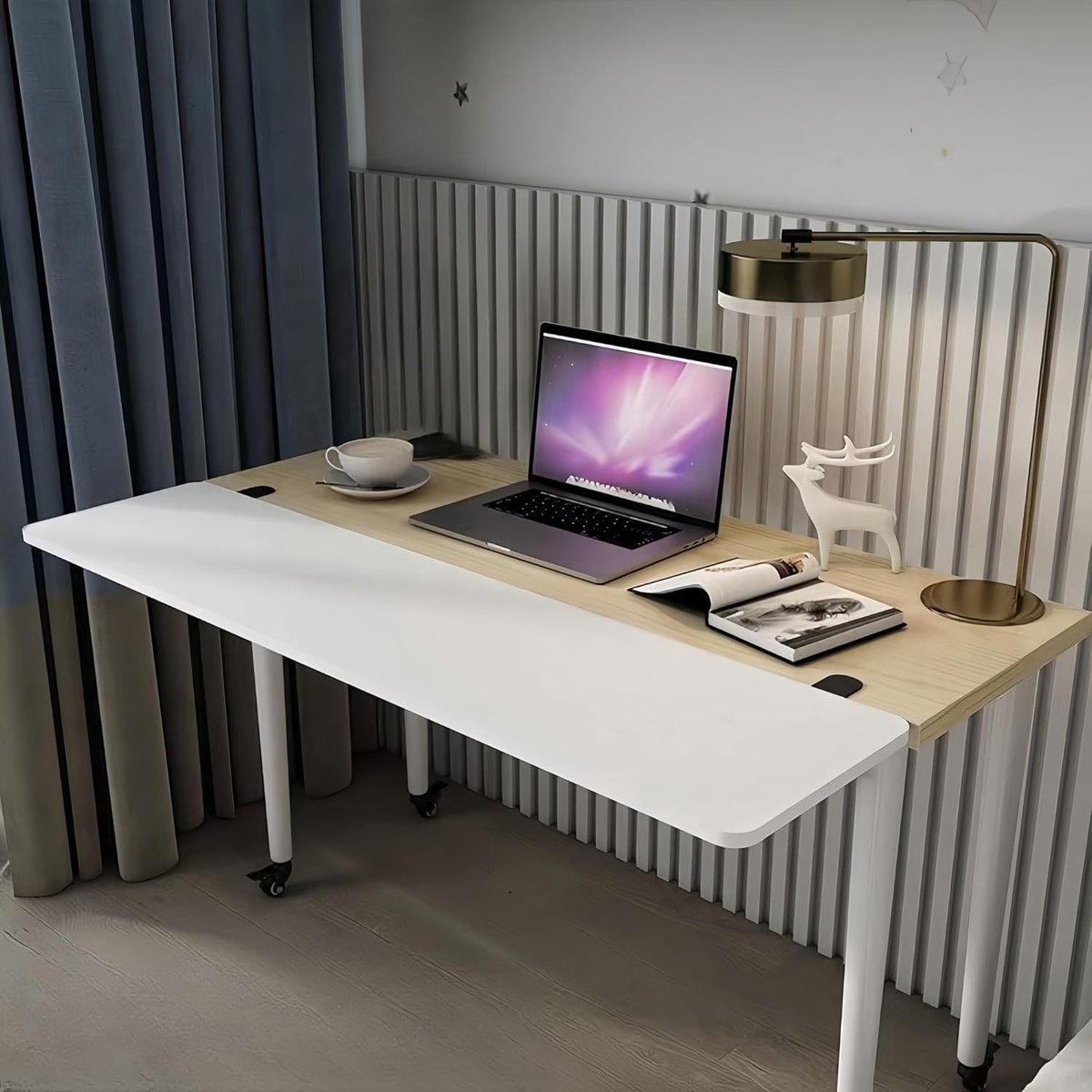 Bureau Extender - Lade Platform - Werkruimte Vergroten - Ponsvrij Ontwerp - 60 x 25 cm - Wit