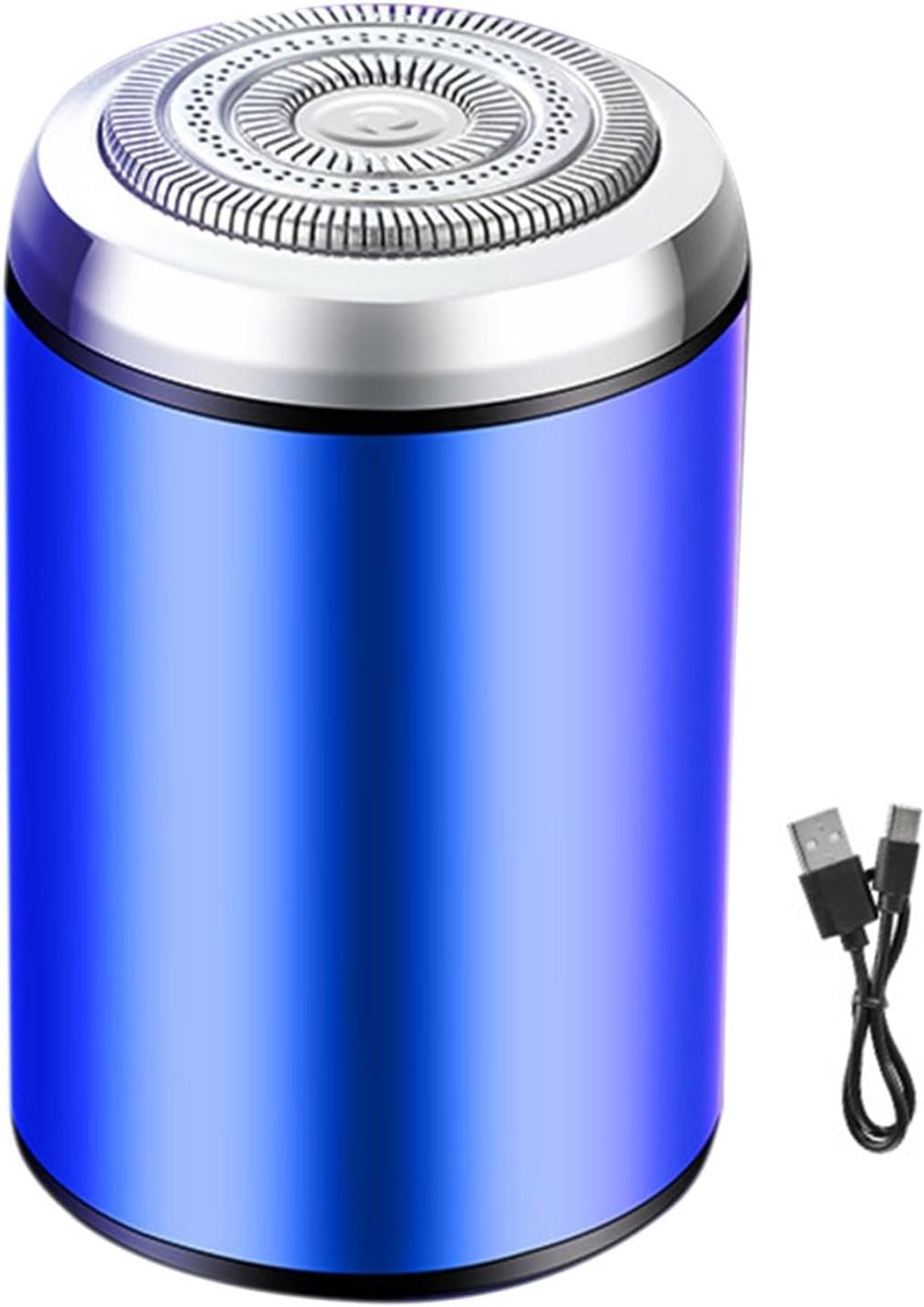 Elektrisch Scheerapparaat - Baardtrimmer - Glad Scheren - Waterdicht IPX7 - Compact Formaat - Zilver