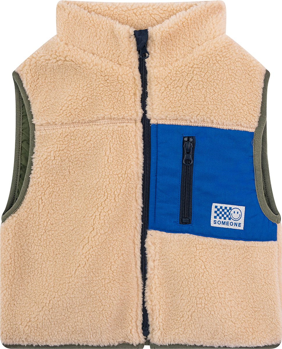 Someone FRANKIE-SB-60-G Jongens Vest - BEIGE