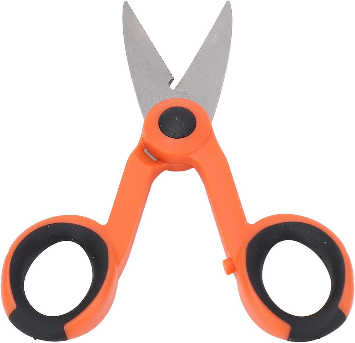 Elektricienschaar - Kabelschaar - Draad Isolatie Strippen - Ergonomische Antislip Grip - 3CR13 Staal - Zwart