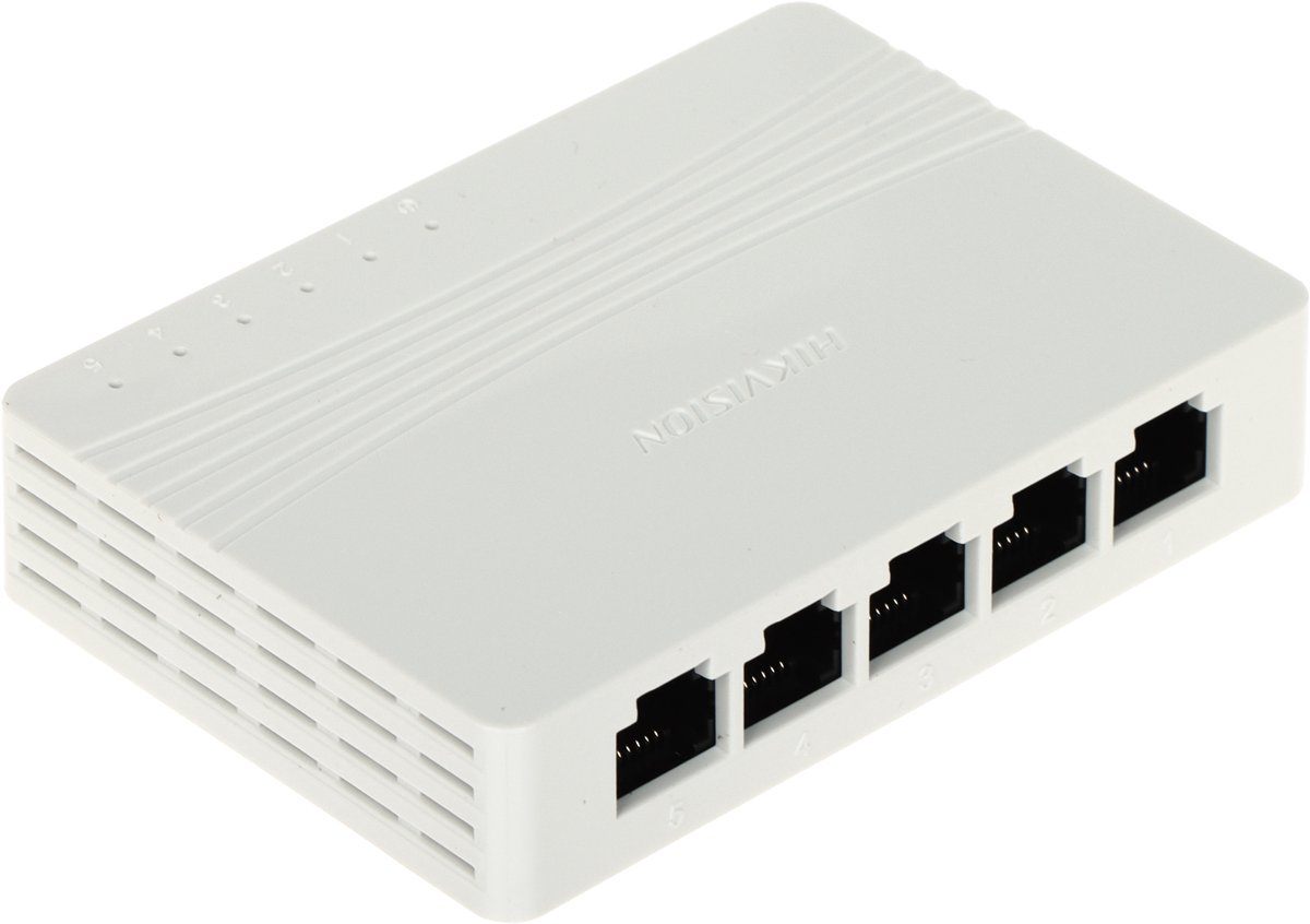 Hikvision DS-3E0505D-E - KVM-switch - 5 Gigabit Ethernet poorten