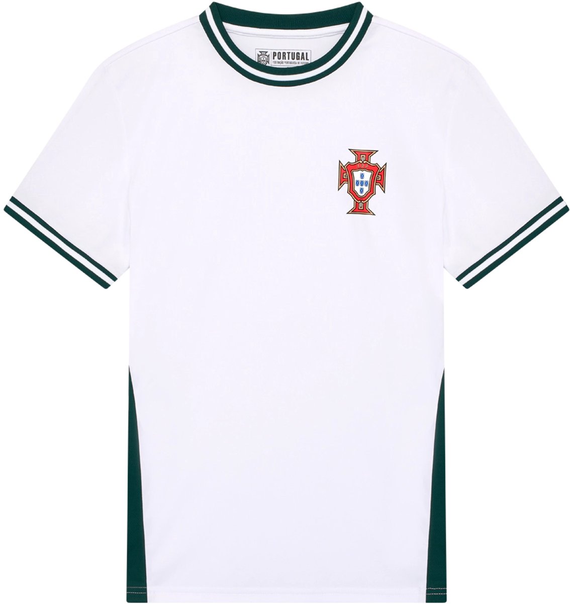 Portugal Voetbalshirt Heren - Maat S t/m XXL - Wit - Groen - FPF - Officiële Fanmerchandise